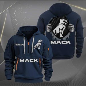 Sportswearmerch Mack Truck Personalized Half Zip Hoodie For Fan