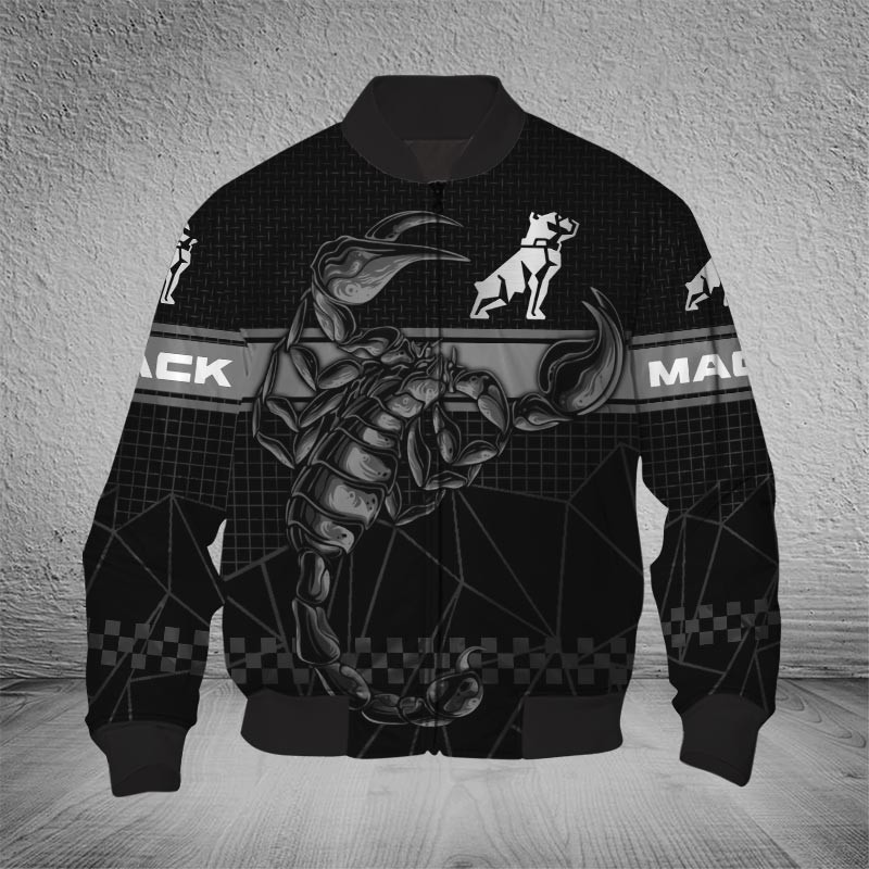Sportswearmerch Mack Trucks Bomber Jacket For Fan