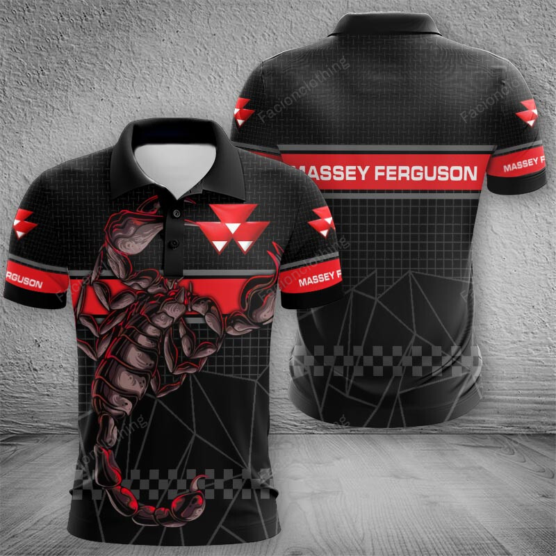 Sportswearmerch Massey Ferguson Tractor Polo Shirt For Fan