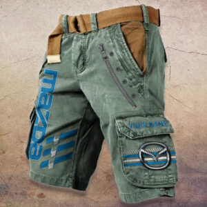 Sportswearmerch Mazda Car Denim Shorts For Fan