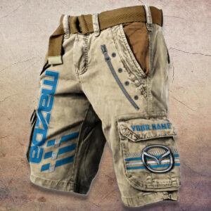 Sportswearmerch Mazda Car Denim Shorts For Fan