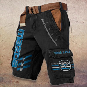 Sportswearmerch Mazda Car Denim Shorts For Fan