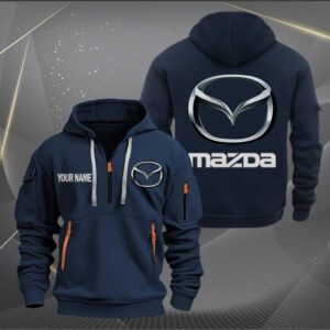 Sportswearmerch Mazda Car Personalized Half Zip Hoodie For Fan