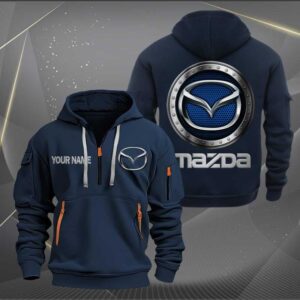 Sportswearmerch Mazda Car Personalized Half Zip Hoodie For Fan