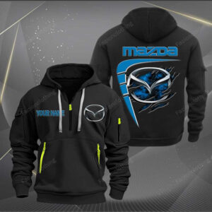 Sportswearmerch Mazda Car Personalized Half Zip Hoodie For Fan