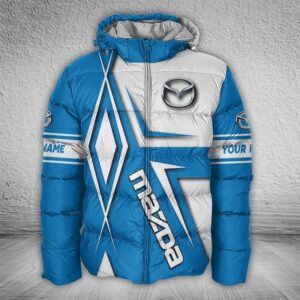 Sportswearmerch Mazda Car Puffer Jacket For Fan