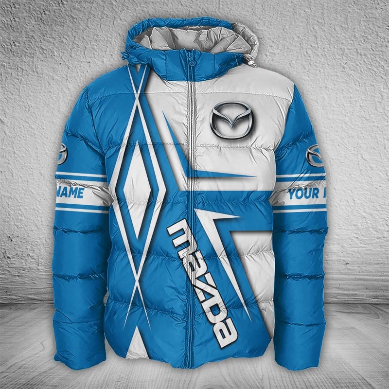 Sportswearmerch Mazda Car Puffer Jacket For Fan