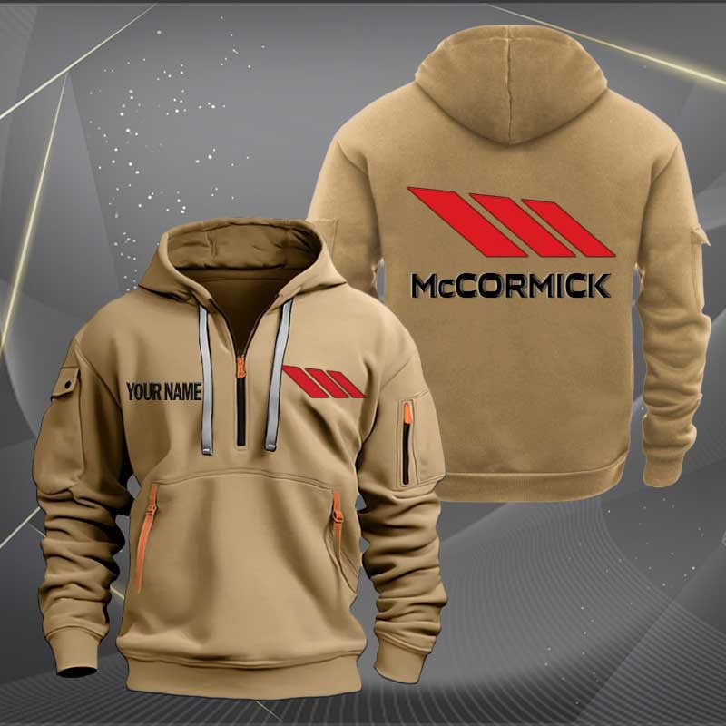 Sportswearmerch McCormick Car Personalized Half Zip Hoodie For Fan