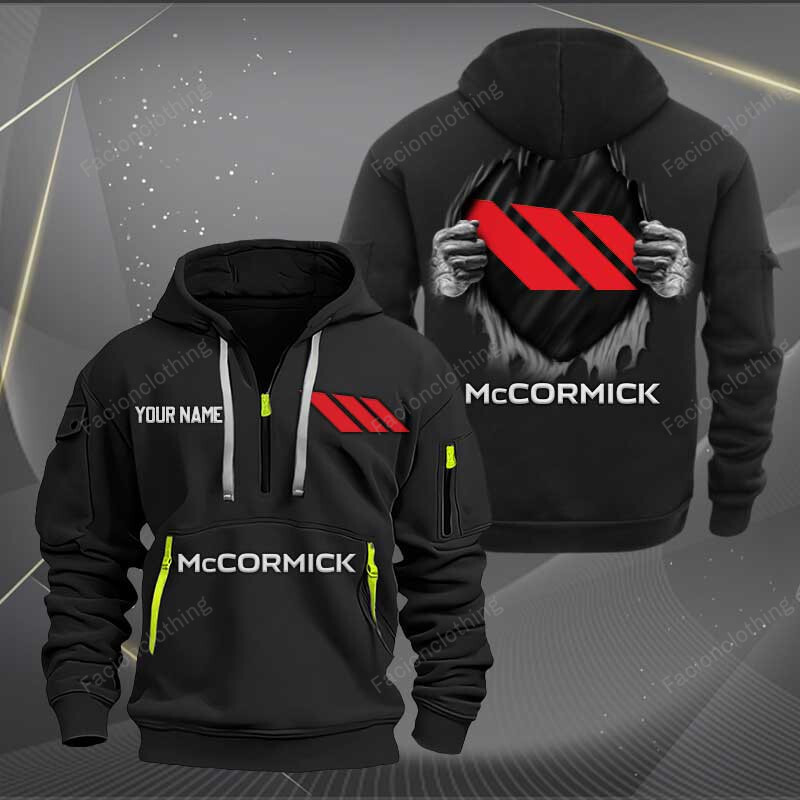 Sportswearmerch McCormick Half Zip Hoodie For Fan