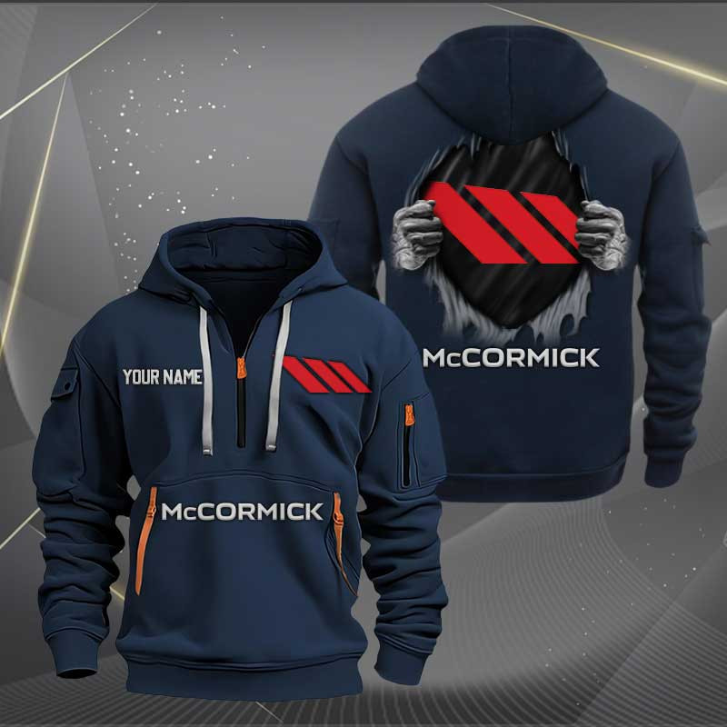 Sportswearmerch McCormick Half Zip Hoodie For Fan