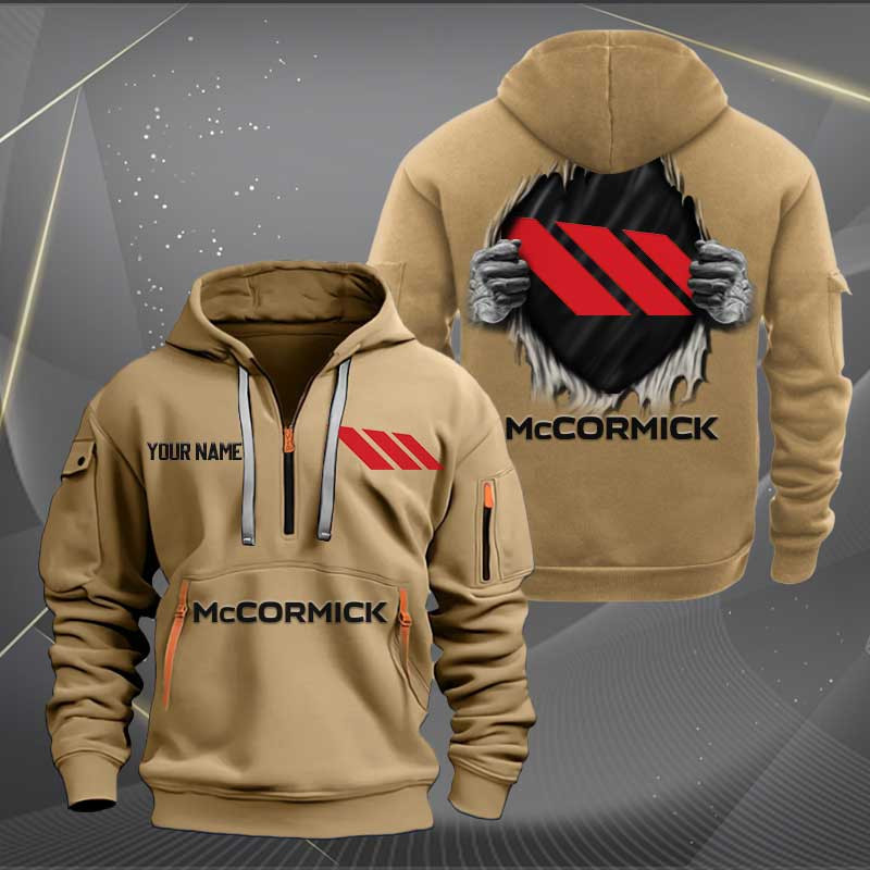 Sportswearmerch McCormick Half Zip Hoodie For Fan