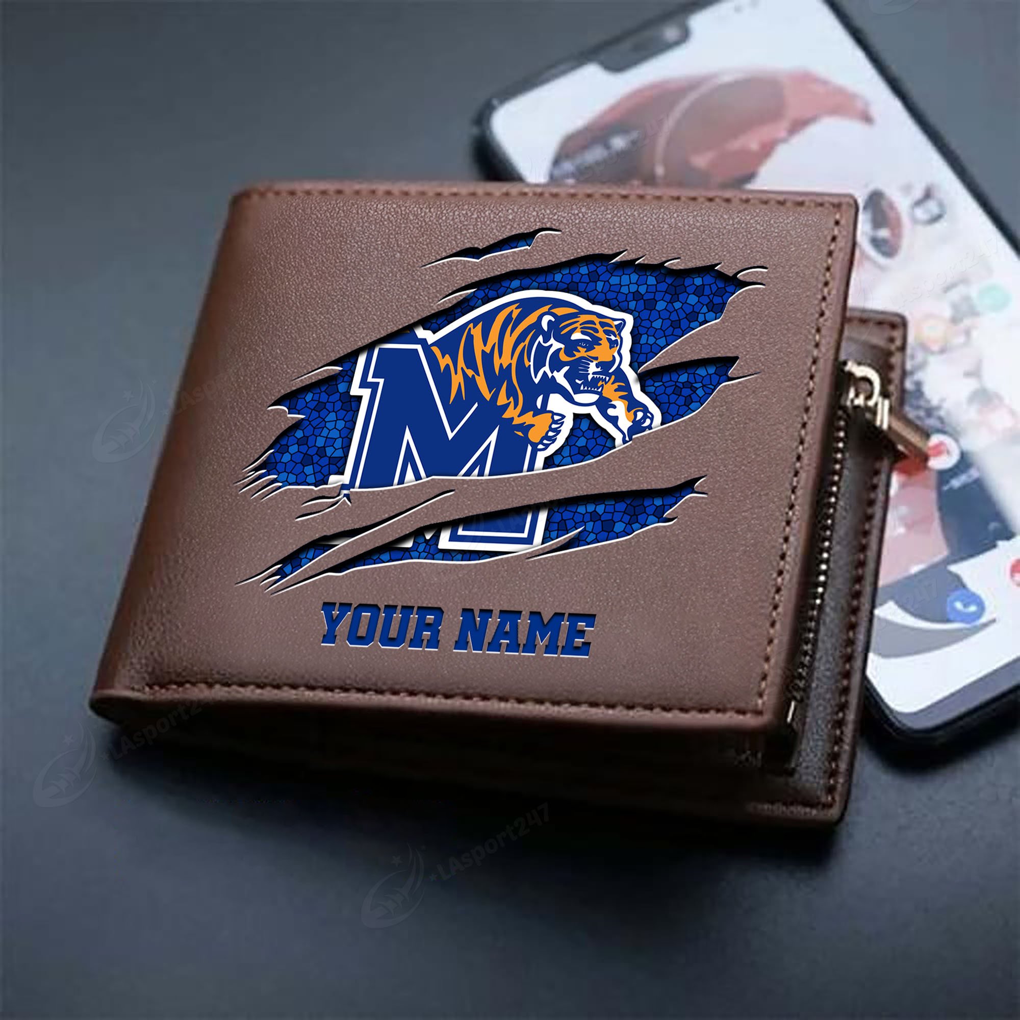 Sportswearmerch Memphis Tigers NCAA Men Wallet For Fan