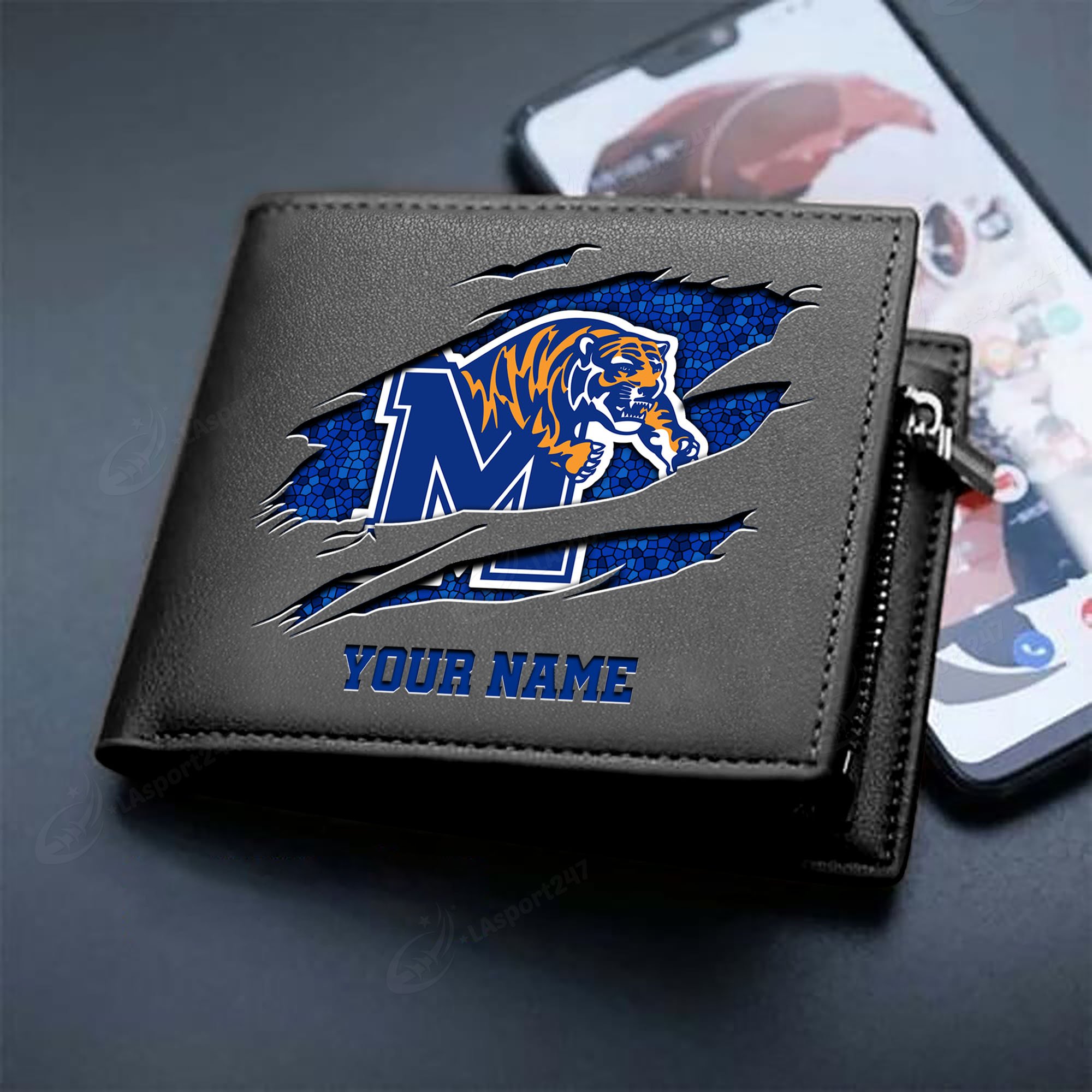 Sportswearmerch Memphis Tigers NCAA Men Wallet For Fan