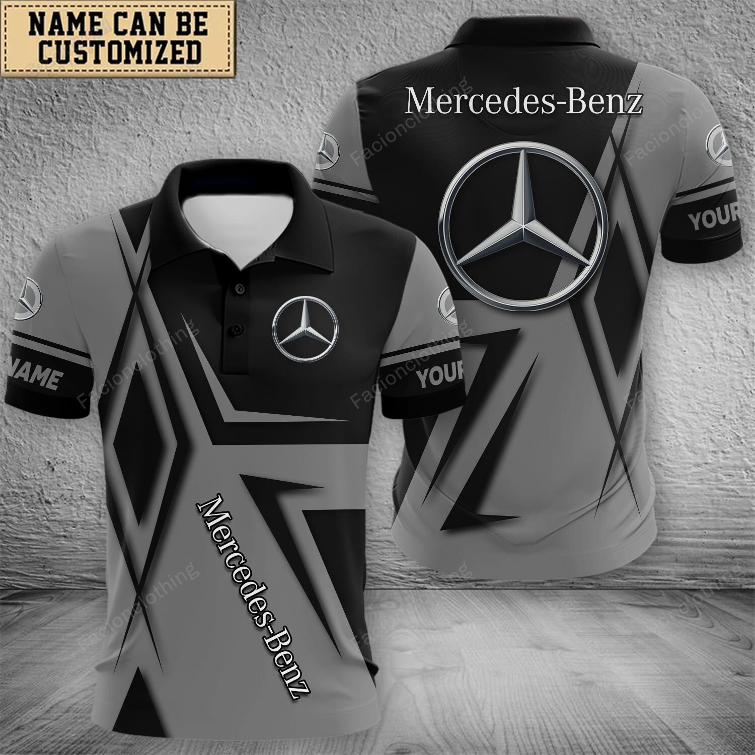 Sportswearmerch Mercedes-Benz Car Polo Shirt For Fan