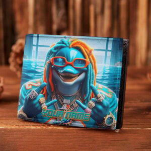 Sportswearmerch Miami Dolphins NFL Folded Wallet Perfect Gift For Fan