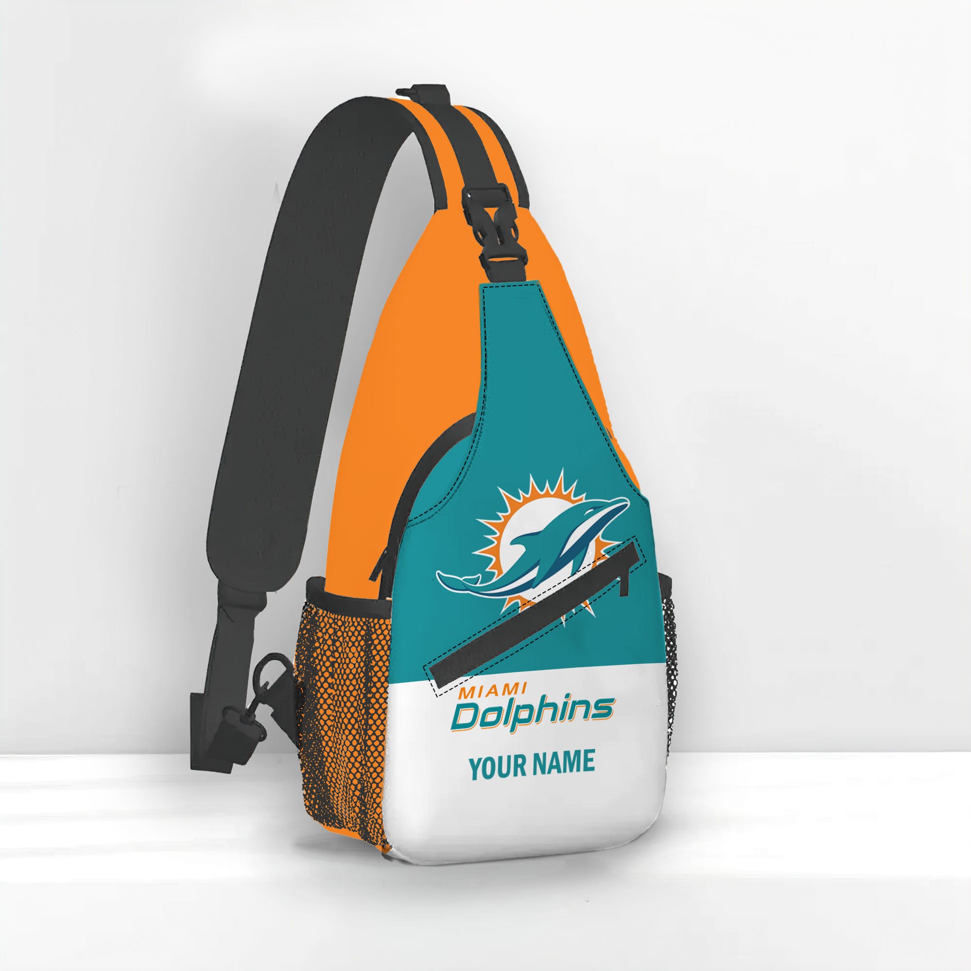 Sportswearmerch Miami Dolphins NFL Personalized Sling Bag For Fan