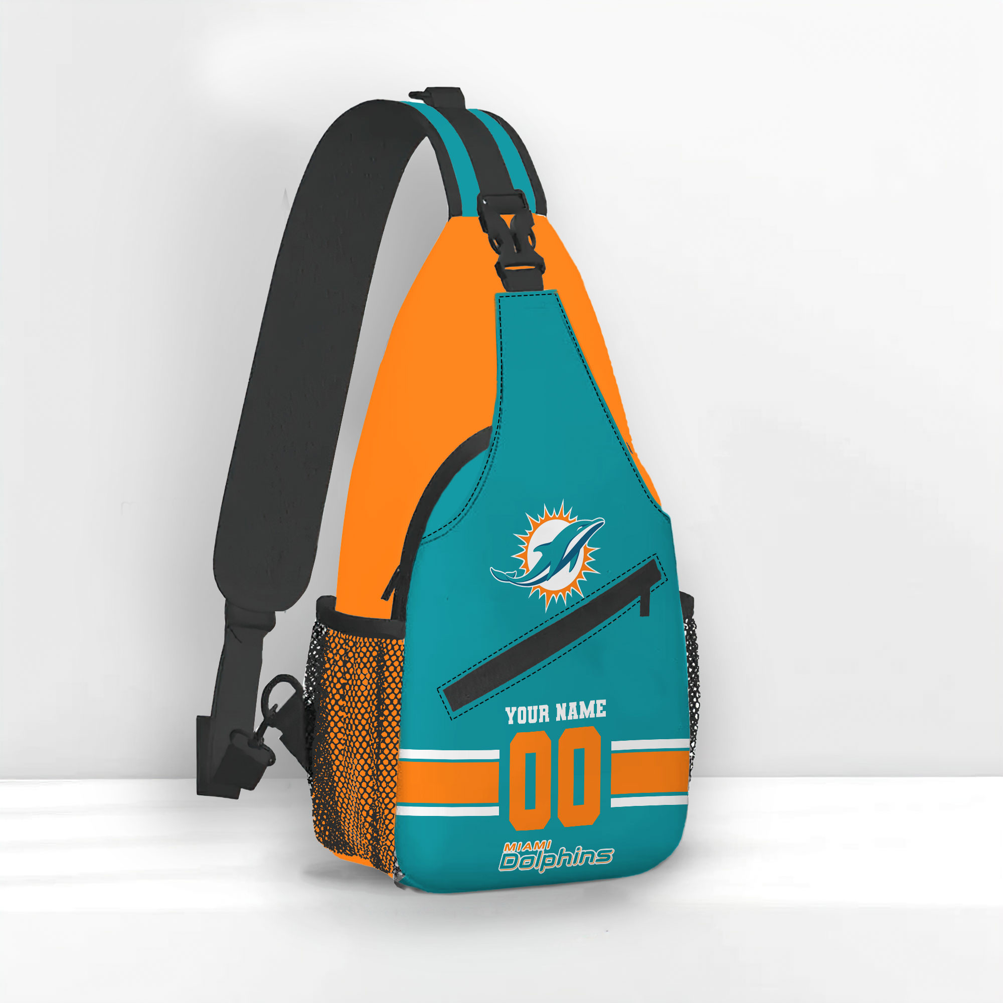 Sportswearmerch Miami Dolphins NFL Personalized Sling Bag For Fan