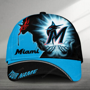 Sportswearmerch Miami Marlins MLB Personalized Cap For Fan