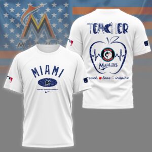 Sportswearmerch Miami Marlins MLB Personalized T-shirt For Fan