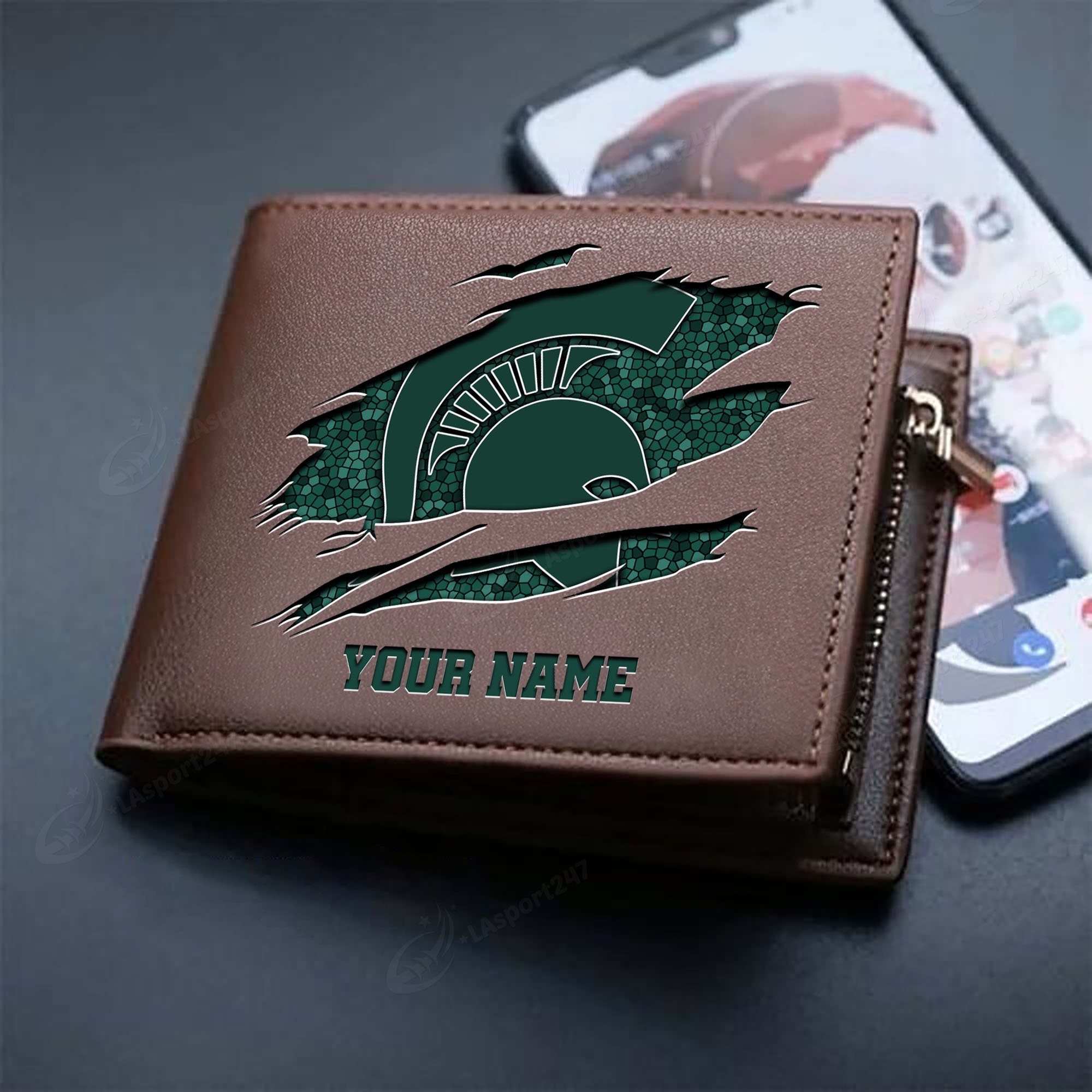 Sportswearmerch Michigan State Spartans NCAA Men Wallet For Fan