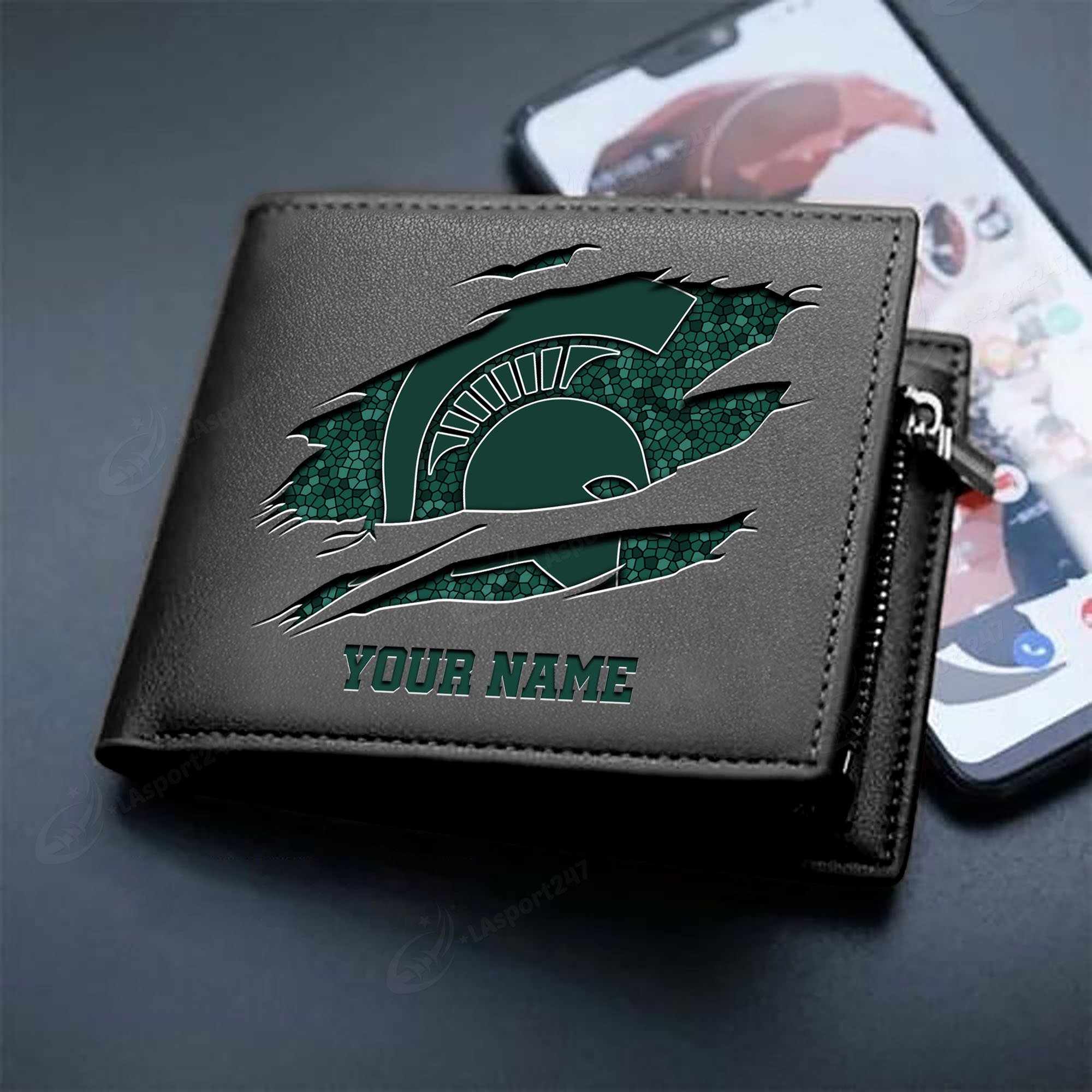 Sportswearmerch Michigan State Spartans NCAA Men Wallet For Fan