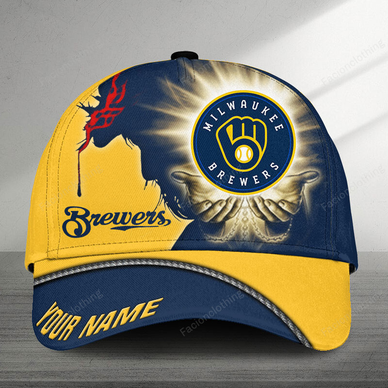 Sportswearmerch Milwaukee Brewers MLB Personalized Cap For Fan
