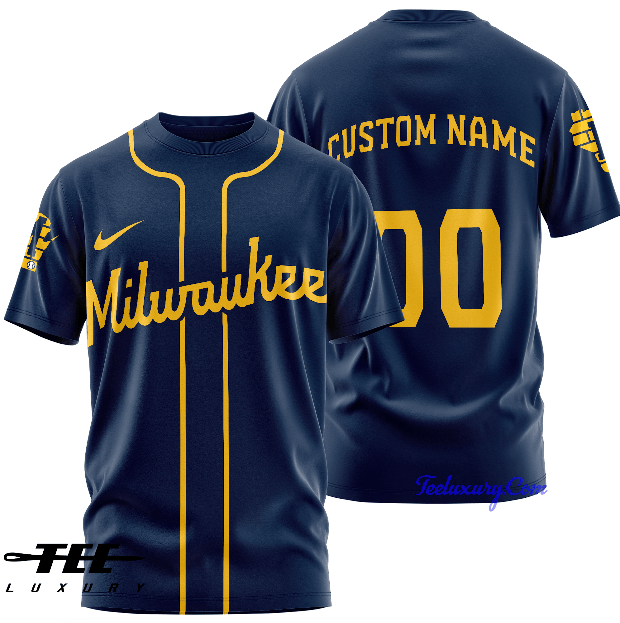 Sportswearmerch Milwaukee Brewers MLB Personalized T-shirt For Fan