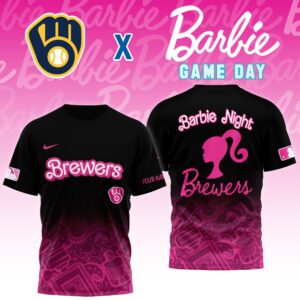 Sportswearmerch Milwaukee Brewers MLB Personalized T-shirt For Fan