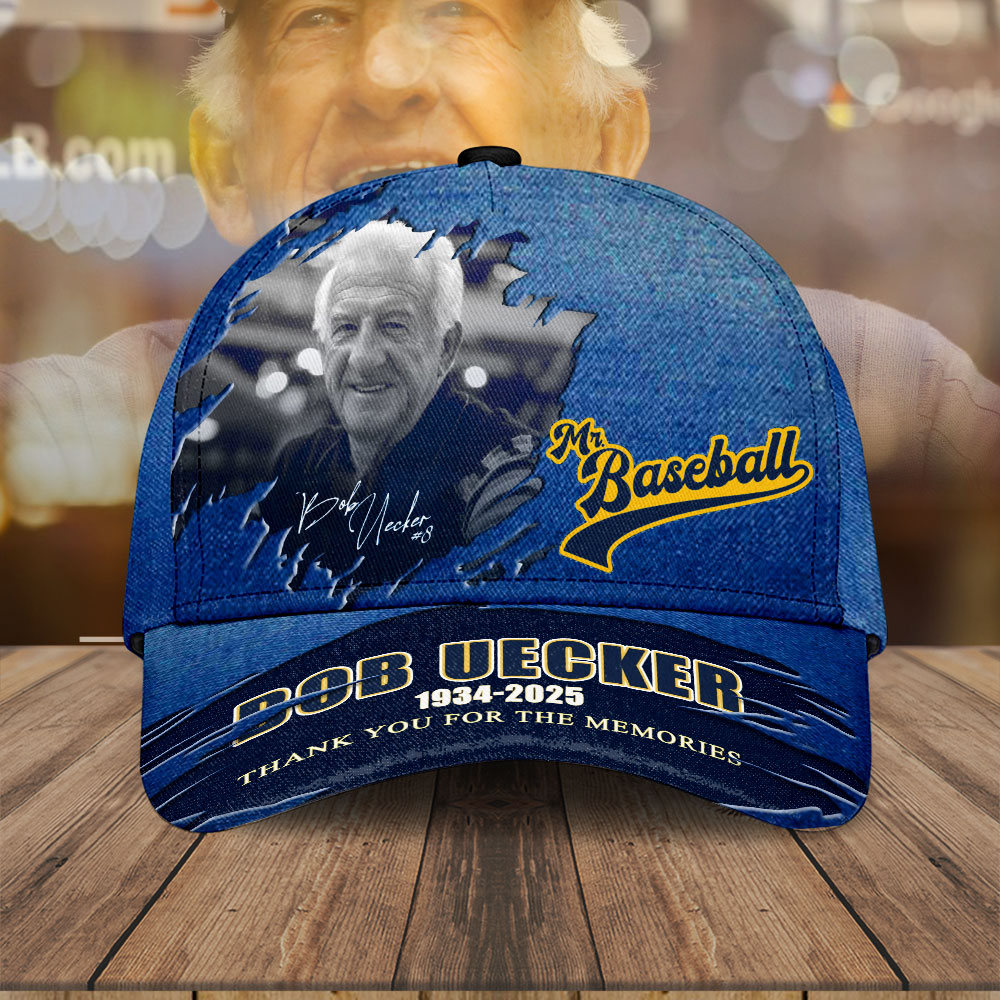 Sportswearmerch Milwaukee Brewers x Bob Uecker MLB Classic Cap Gift For Fan