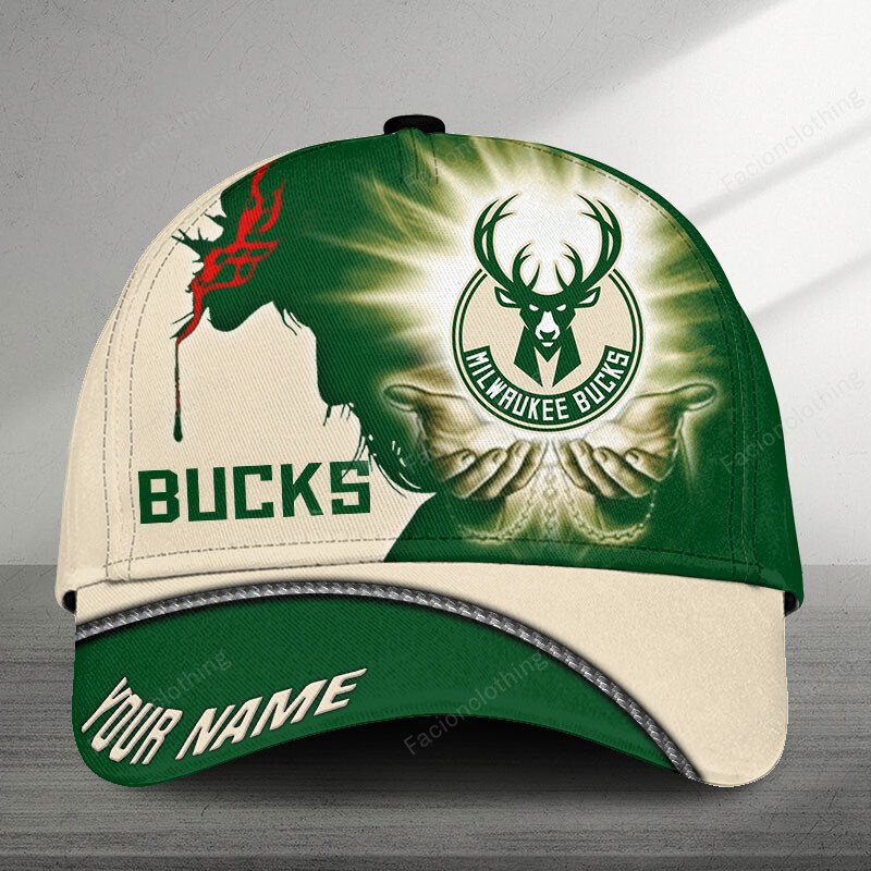 Sportswearmerch Milwaukee Bucks NBA Personalized Cap For Fan