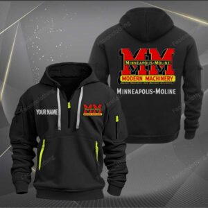 Sportswearmerch Minneapolis Moline Car Personalized Half Zip Hoodie For Fan