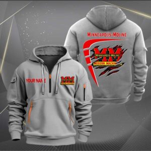 Sportswearmerch Minneapolis Moline Car Personalized Half Zip Hoodie For Fan