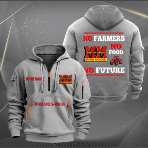 Sportswearmerch Minneapolis Moline Car Personalized Half Zip Hoodie For Fan
