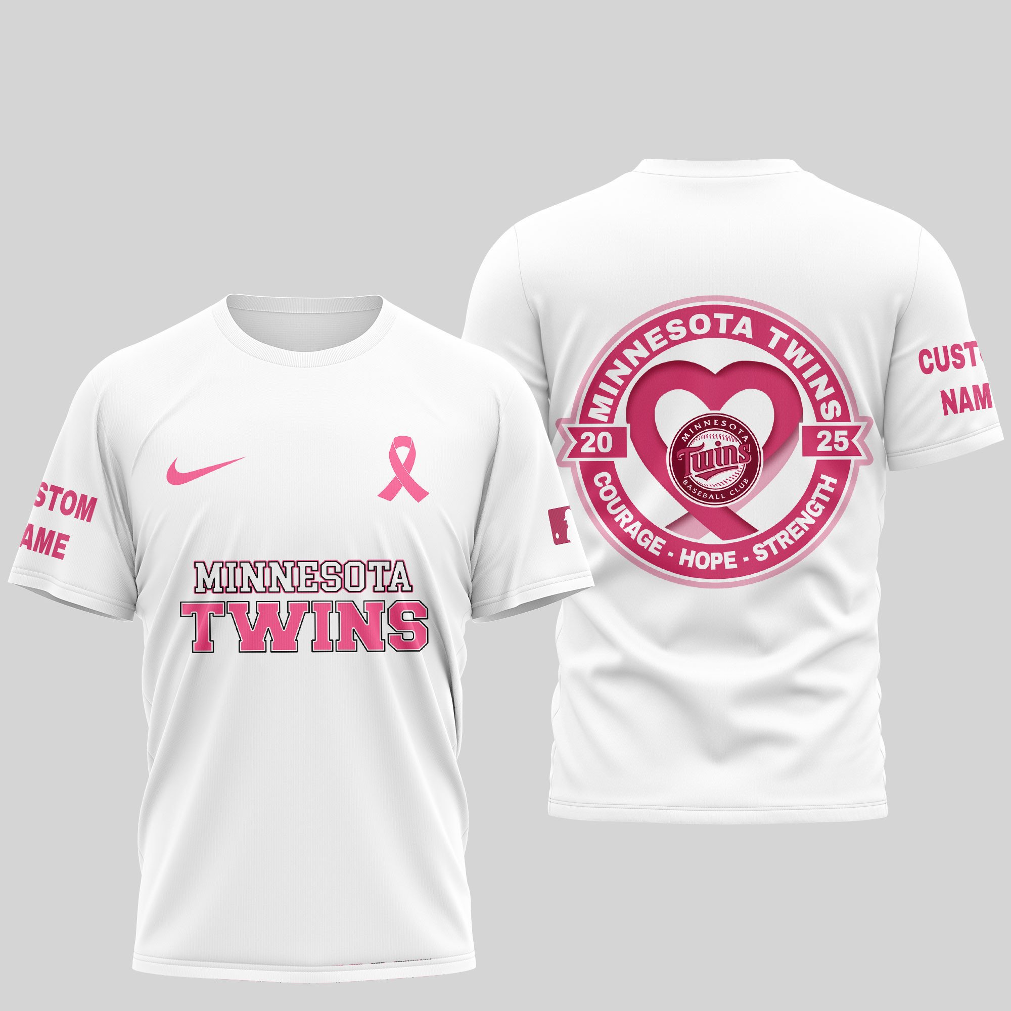 Sportswearmerch Minnesota Twins MLB Personalized T-shirt For Fan