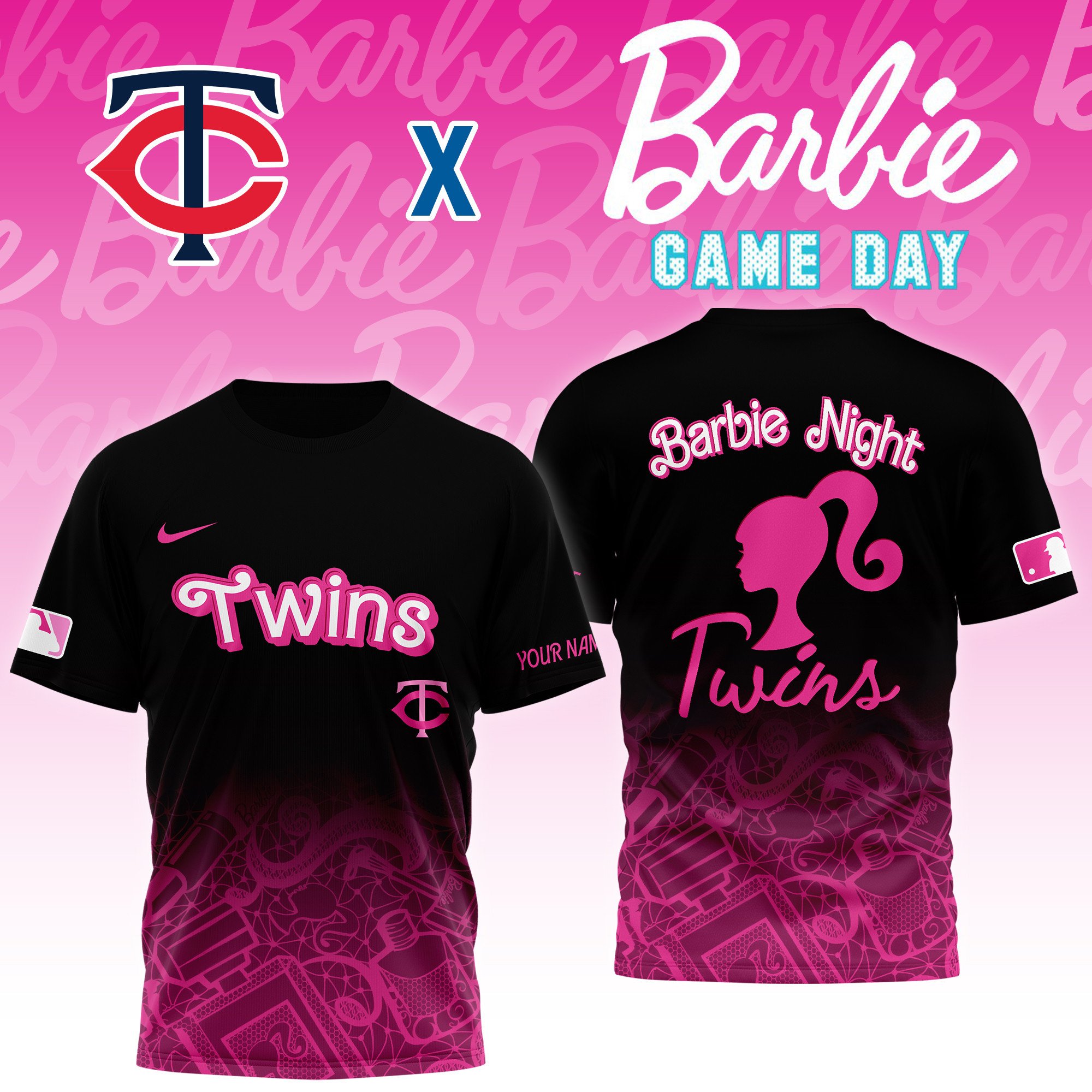 Sportswearmerch Minnesota Twins MLB Personalized T-shirt For Fan