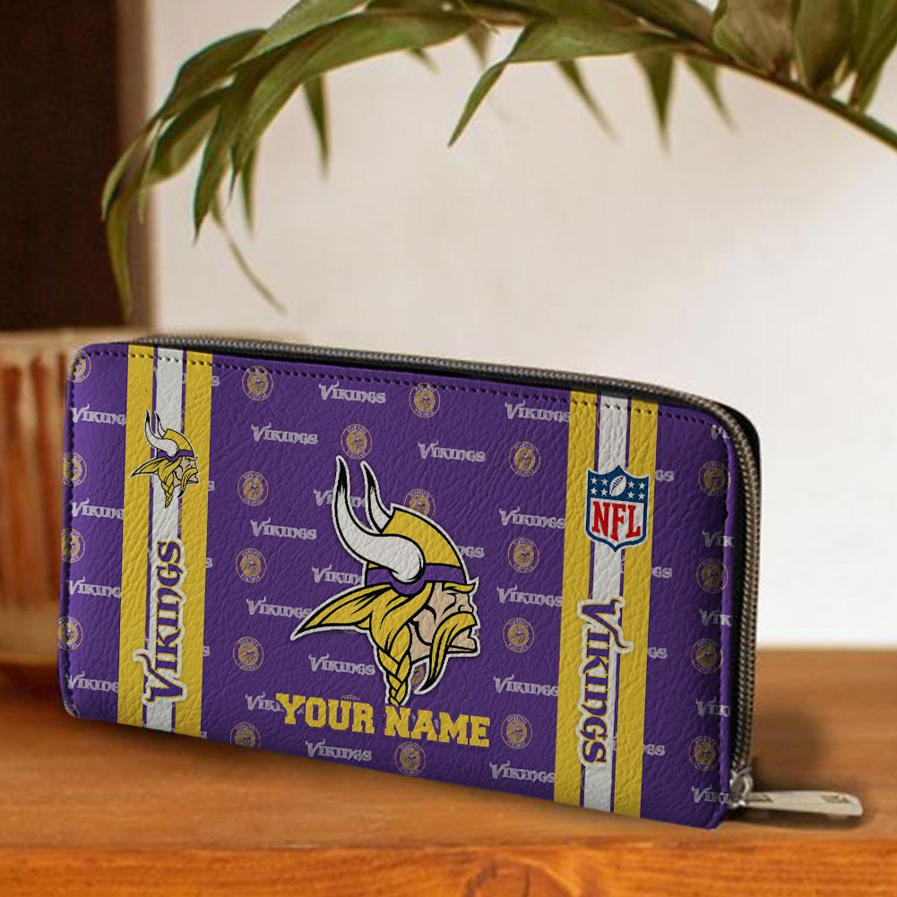Sportswearmerch Minnesota Vikings NFL Personalized Clutch Pure For Fan