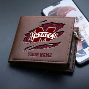 Sportswearmerch Mississippi State Bulldogs NCAA Men Wallet For Fan