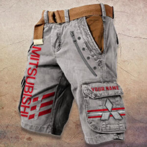 Sportswearmerch Mitsubishi Car Denim Shorts For Fan