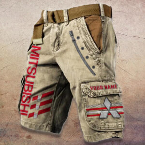 Sportswearmerch Mitsubishi Car Denim Shorts For Fan