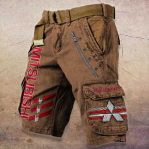 Sportswearmerch Mitsubishi Car Denim Shorts For Fan