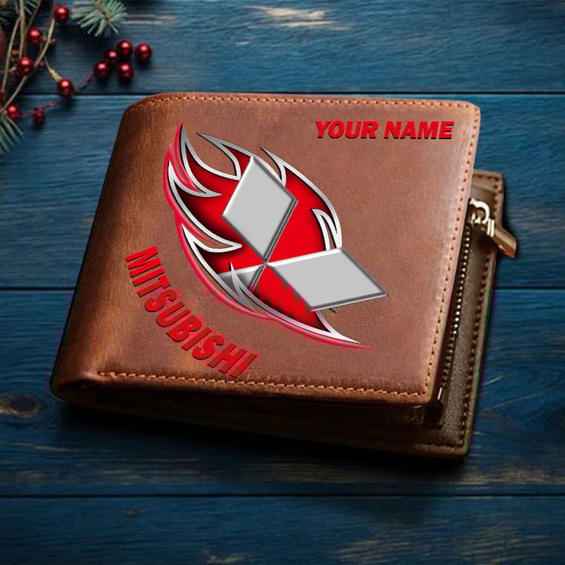 Sportswearmerch Mitsubishi Car New Man Folded Wallet Gifts For Fan