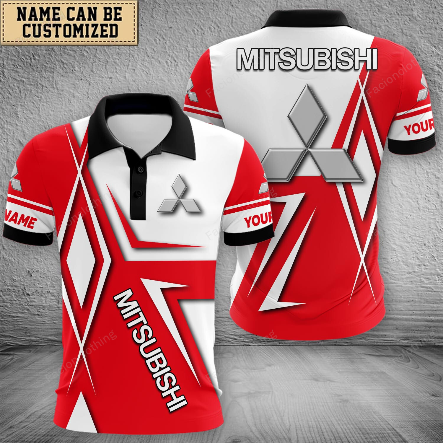 Sportswearmerch Mitsubishi Car Polo Shirt For Fan