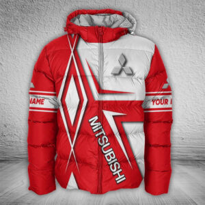Sportswearmerch Mitsubishi Car Puffer Jacket For Fan