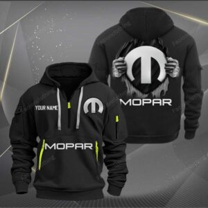 Sportswearmerch Mopar Car Personalized Half Zip Hoodie For Fan