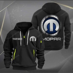 Sportswearmerch Mopar Car Personalized Half Zip Hoodie For Fan