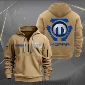 Sportswearmerch Mopar Car Personalized Half Zip Hoodie For Fan