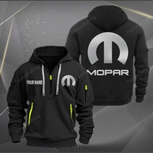 Sportswearmerch Mopar Car Personalized Half Zip Hoodie For Fan