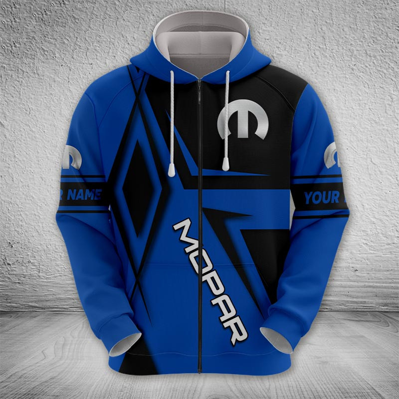 Sportswearmerch Mopar Car Zip Hoodie For Fan