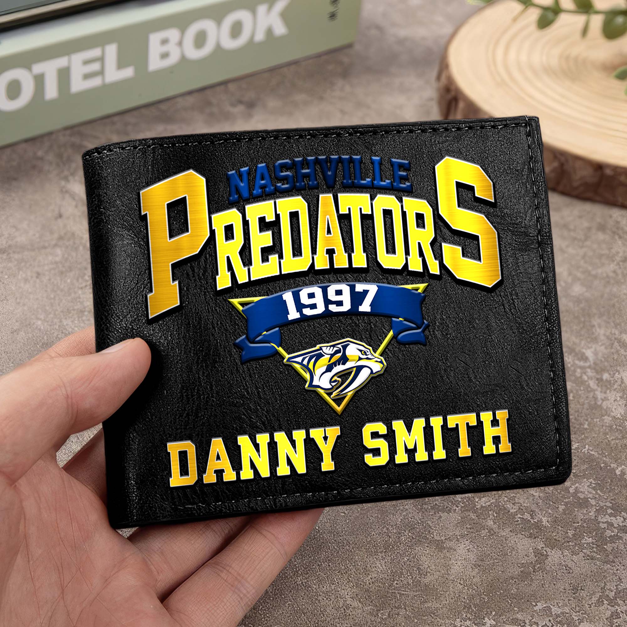 Sportswearmerch Nashville Predators NHL Men Wallet For Fan