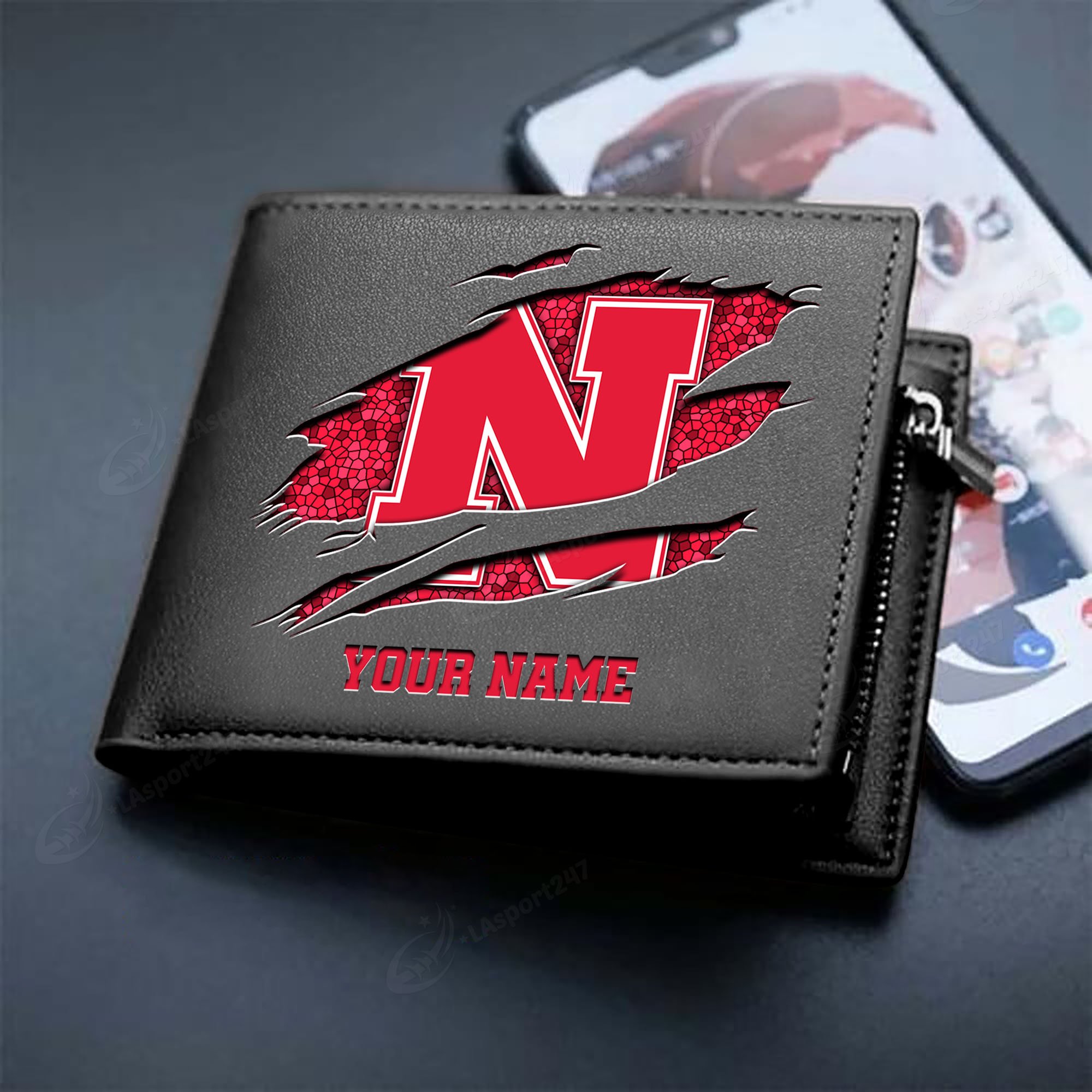 Sportswearmerch Nebraska Cornhuskers NCAA Men Wallet For Fan